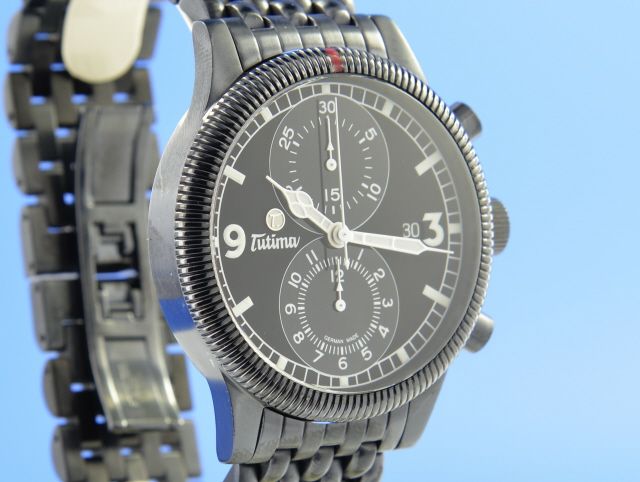 Tutima Grand Classic Black Chronograph