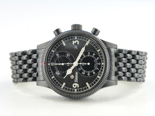 Tutima Grand Classic Black Chronograph