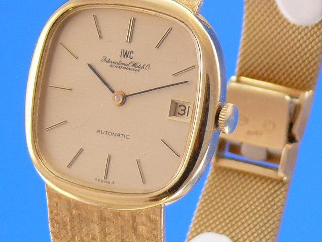 IWC Herren 70er Jahre Automatik Uhr 18K7/50 Gelbgold
