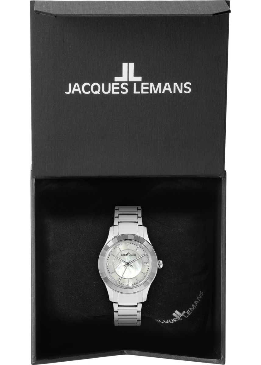 Jacques Lemans 1-2194B Damenuhr Venice 34 MM