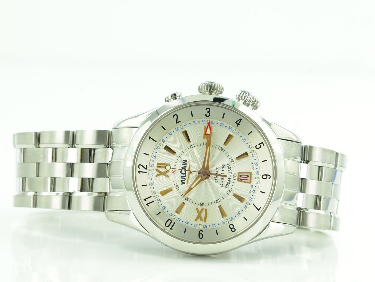 Vulcain Aviator Cricket Dual-Time
