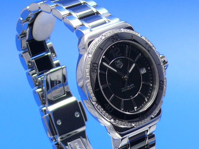 TAG Heuer Formula 1 Lady Steel Ceramic schwarz Diamond