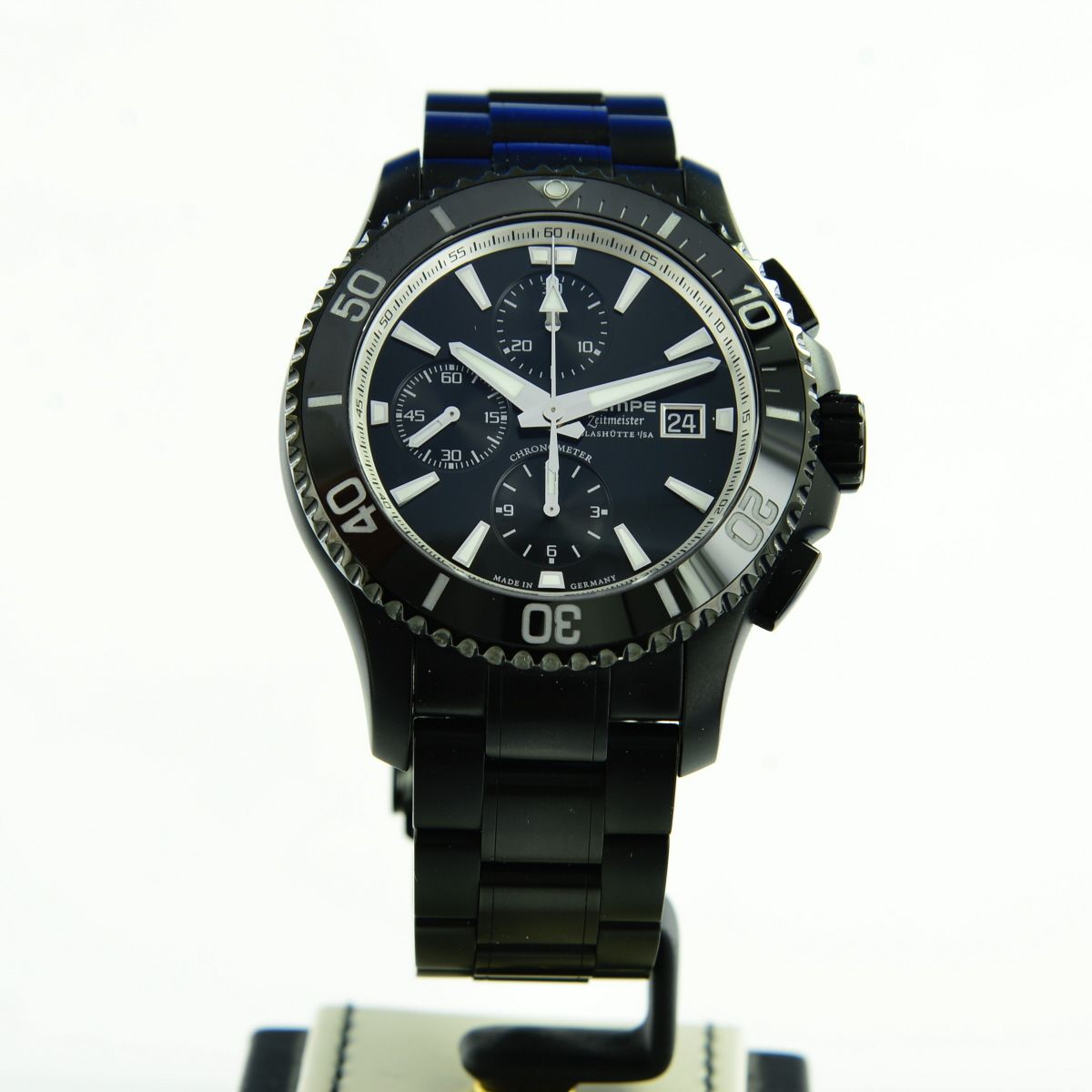 Wempe Zeitmeister Sport Taucher Chronograph DLC Chronometer WM690004