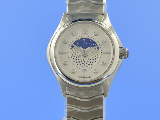 Ebel Wave Lady 30 mm Quarz Mondphase