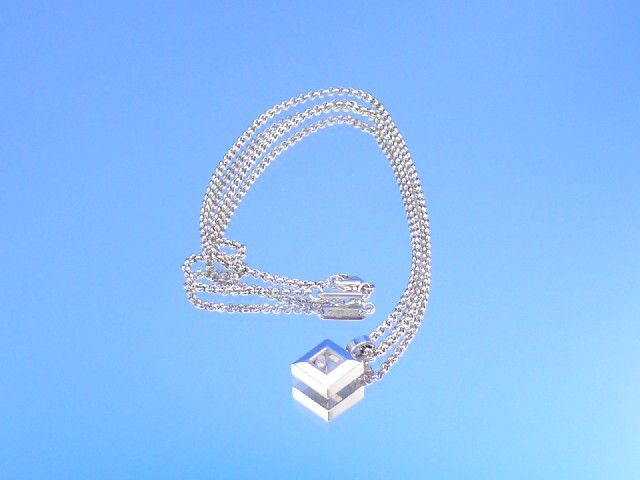 Chopard HAPPY DIAMOND in 750/- Weigold Kette mit Anhnger