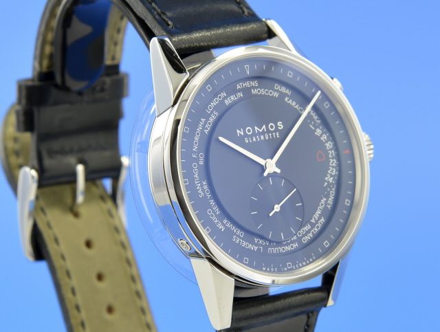 Nomos Glashtte Zrich Weltzeit Nachtblau
