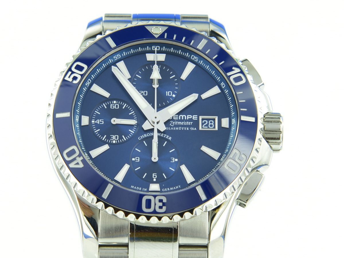 Wempe Glashütte I/SA Zeitmeister Sport Taucher Chronograph WM650020
