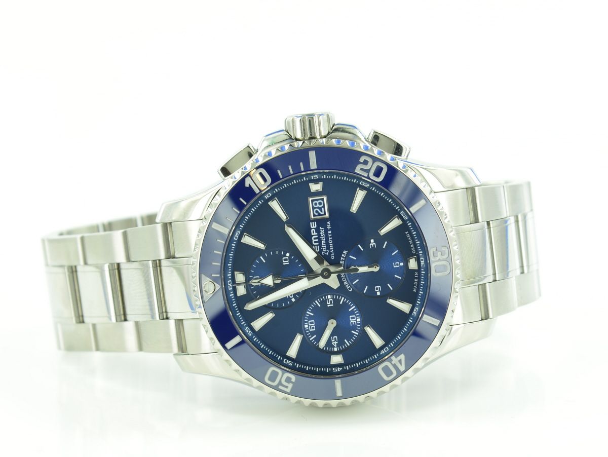 Wempe Glashütte I/SA Zeitmeister Sport Taucher Chronograph WM650020