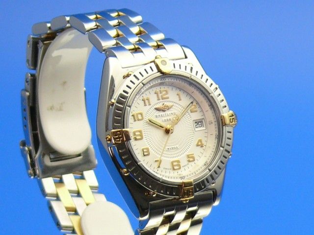 Breitling Wings Damen Stahl/Gold