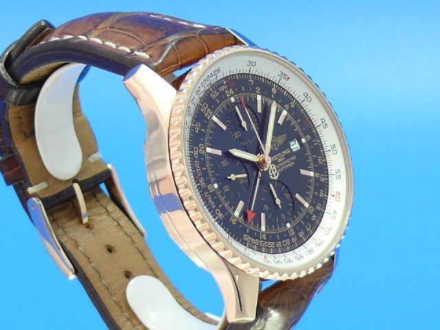 Breitling Navitimer World 18K Rsegold Limitiert!