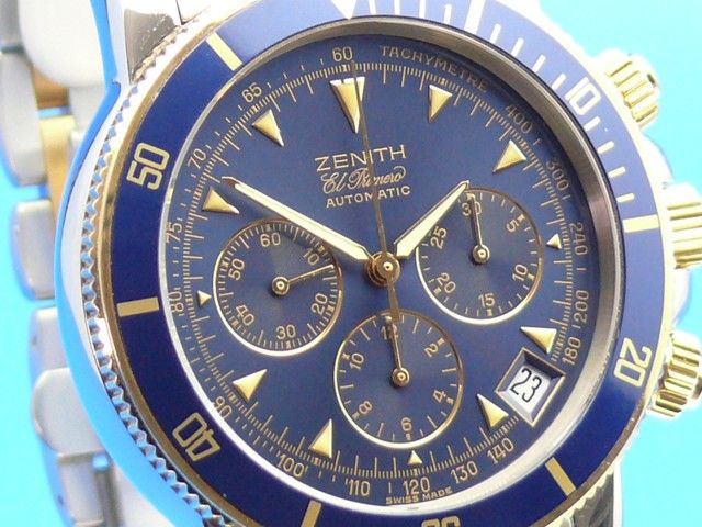 Zenith El Primero Rainbow Stahl/Gold
