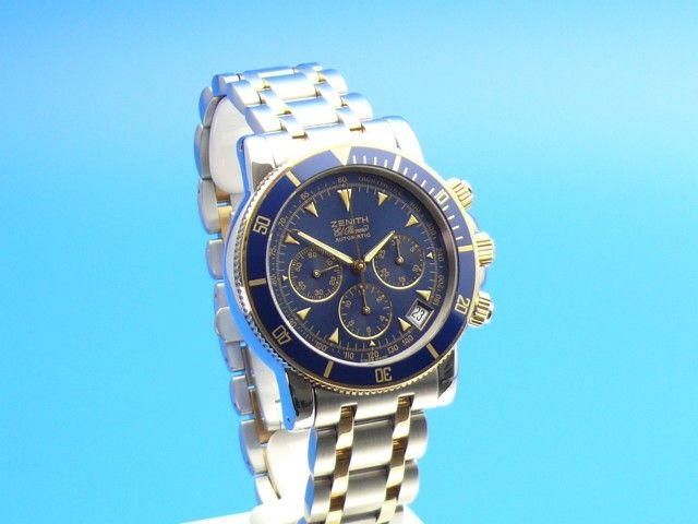 Zenith El Primero Rainbow Stahl/Gold