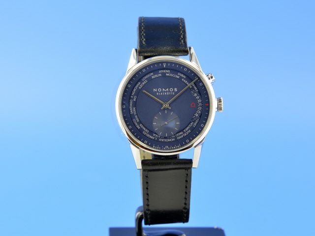 Nomos Glashtte Zrich Weltzeit Nachtblau