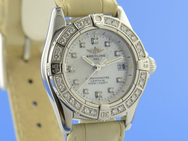 Breitling Callistino diamond bezel