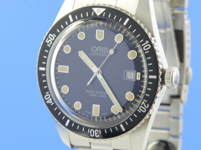 Oris Diver Sixty-Five Taucheruhr blau