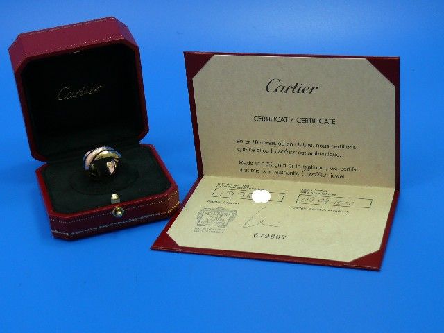 Cartier Ring Trinity XL 18K gr.51