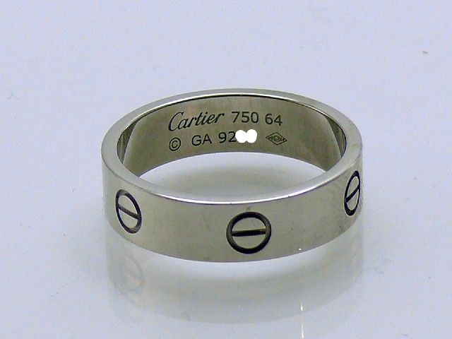 Cartier Love Ring in 18K WG gr.64