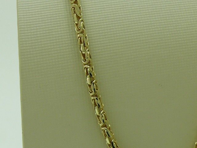 Kette massive Knigskette endlos in Gold 585/14K