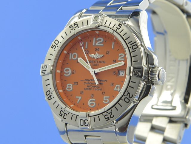 Breitling Superocean Orange Dial 42 mm