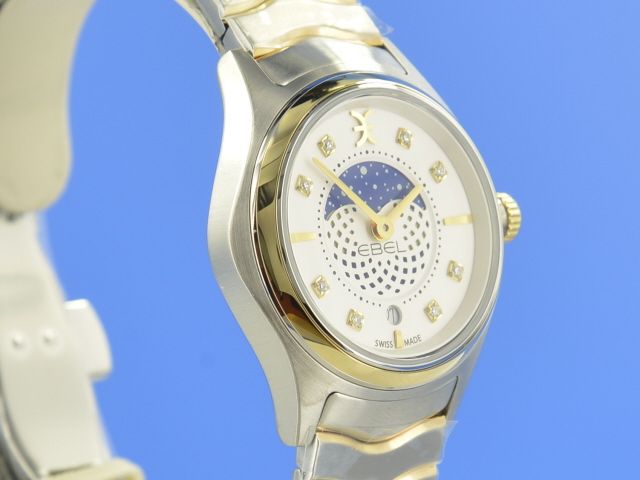 Ebel Wave Lady 30 mm Quarz Mondphase