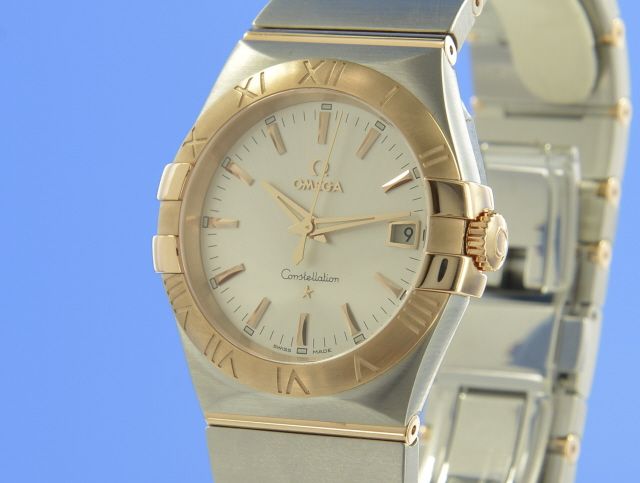 Omega Constellation 35 mm Quarz Stahl/Rotgold