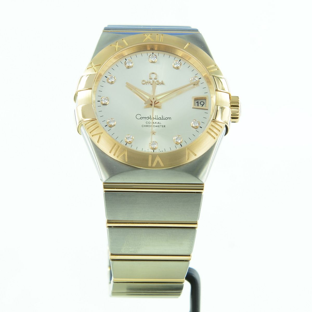 Omega Constellation 38 mm, Stahl ‑ Rotgold Co-Axial 8500