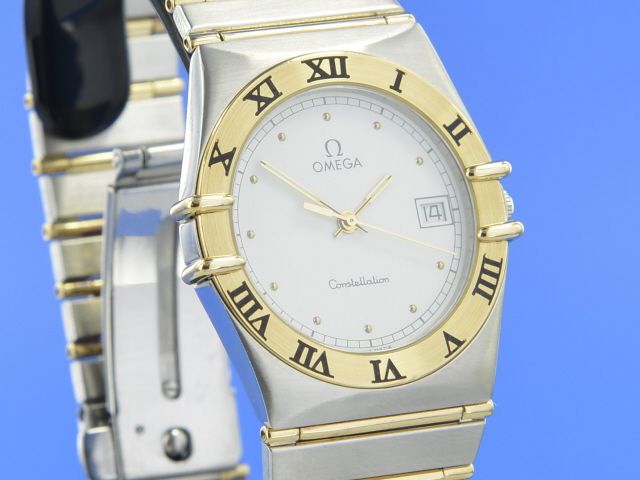 Omega Constellation 35 mm Stahl/Gold