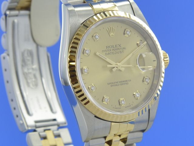 Rolex Datejust 36 mm Stahl/Gold