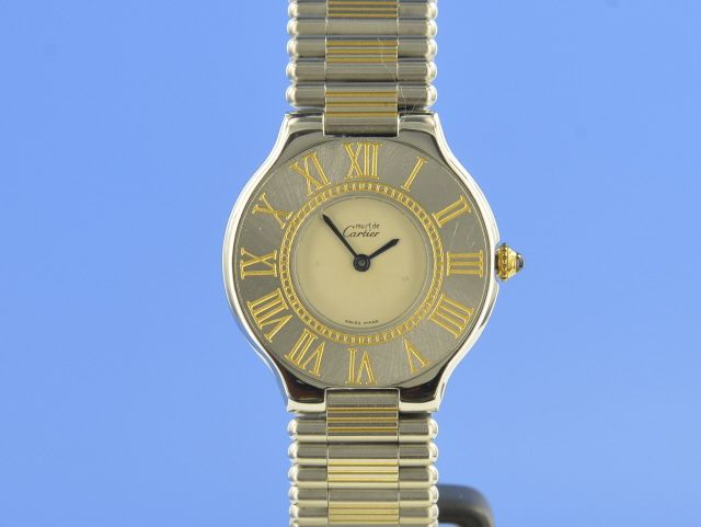 Cartier must 21 Quarz Damenuhr 31 mm