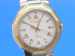 Baume&Mercier Riviera Stahl/Gold