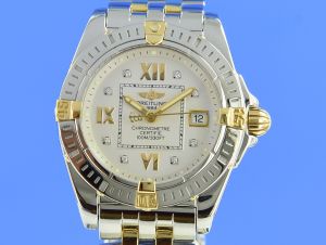 Breitling Cockpit Lady Steel/18K Gold Diamant Zifferblatt