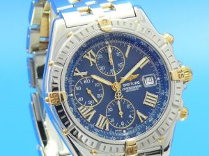 Breitling Crosswind Stahl/Gold Chronograph