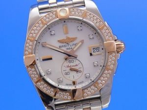 Breitling Galactic 36 Automatik Stahl/ Ros Gold