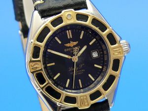 Breitling Lady-J Damen Uhr Stahl/Gold