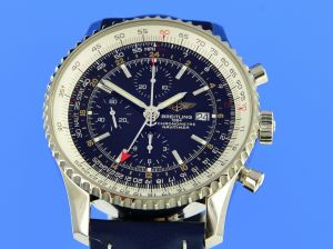 Breitling Navitimer World GMT aus 2018 Fullset Black dial