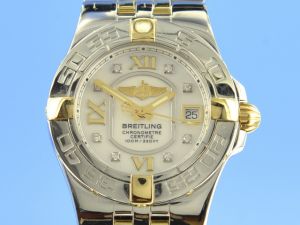 Breitling Starliner Lady Stahl/Gold Diamant
