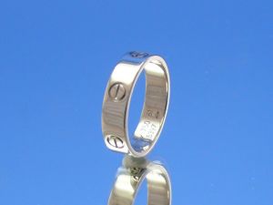 Cartier Love Ring in 18K WG gr.61