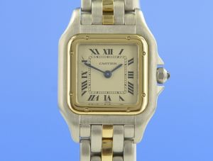 Cartier Panthere Damen Stahl/Gold