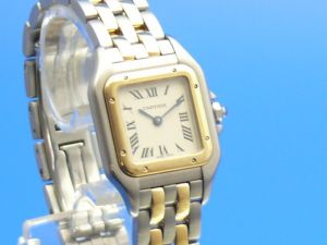 Cartier Panthere Stahl/Gold Damen