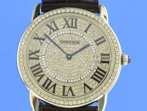 Cartier Ronde Solo de Cartier sekundrer Diamantbesatz