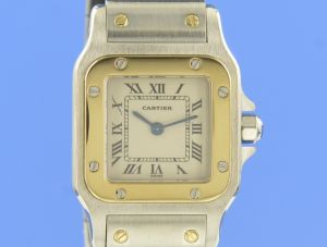 Cartier Santos Galbee Gelbgold & Edelstahl