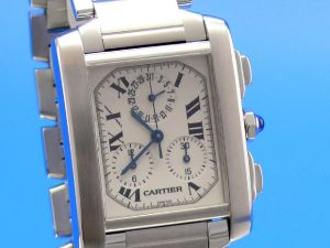 Cartier Tank Francaise Chronoflex Chronograph