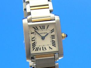 Cartier Tank Francaise Damen Stahl/Gold
