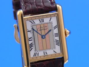 Cartier Tank Vermeil Tri Color