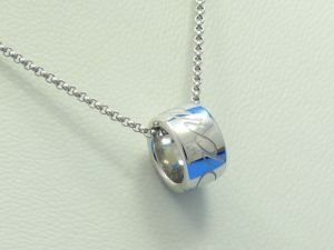 Chopard Chopardissimo 750/18K Weigold Anhnger & Kette