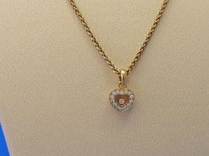 Chopard Happy Diamods Brillant Herz u. Kette 750K
