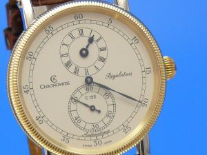 Chronoswiss Regulateur Stahl/Gold