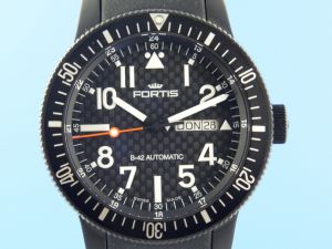 Fortis B-42 Black Edition Carbon Dial