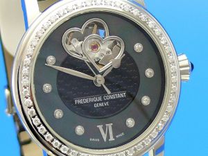 Frederique Constant Double Heart Beat Heart Diamond