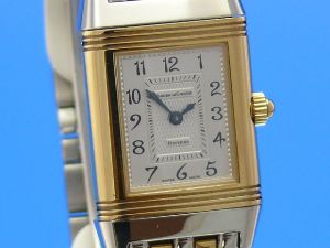 Jaeger Le Coultre Reverso Duetto Stahl/Gold Brillanten